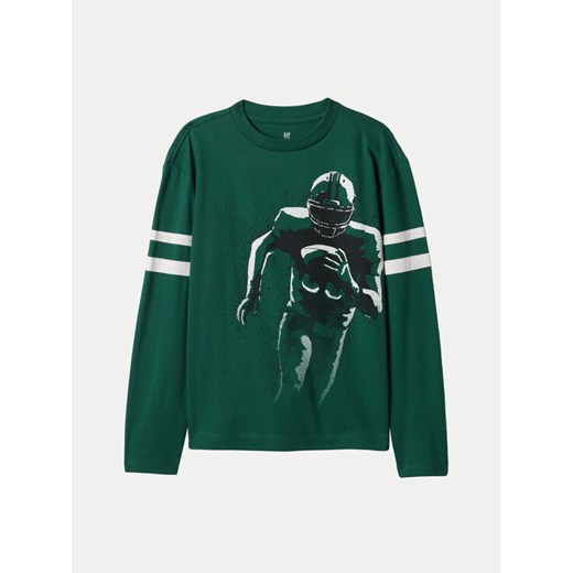 Gap Bluzka 490175-03 Zielony Regular Fit ze sklepu MODIVO w kategorii T-shirty chłopięce - zdjęcie 182607268