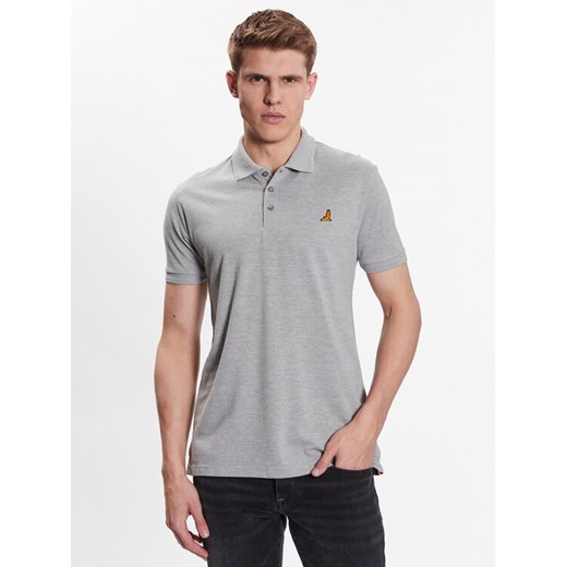 Brave Soul Polo MPS-131KUROKIC Szary Regular Fit ze sklepu MODIVO w kategorii T-shirty męskie - zdjęcie 182607358