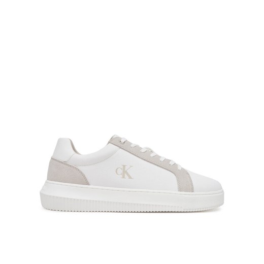 Calvin Klein Jeans Sneakersy Chunky Cupsole Mg Canvas YM0YM01219 Biały ze sklepu MODIVO w kategorii Buty sportowe męskie - zdjęcie 182607359