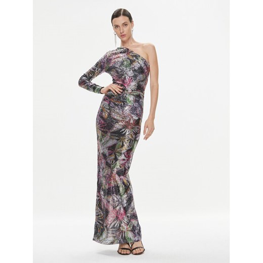 Just Cavalli Sukienka wieczorowa 75PAO946 Kolorowy Slim Fit ze sklepu MODIVO w kategorii Sukienki - zdjęcie 182607516