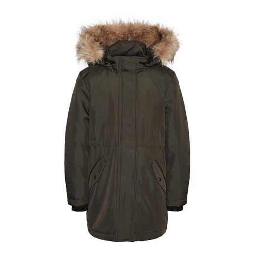 Vero Moda Girl Kurtka zimowa 10290910 Szary Regular Fit ze sklepu MODIVO w kategorii Kurtki dziewczęce - zdjęcie 182607529