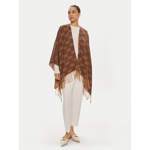 Liu Jo Ponczo 2F4015 T0300 Brązowy Relaxed Fit ze sklepu MODIVO w kategorii Poncza - zdjęcie 182607539