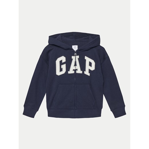 Gap Bluza 744384-02 Granatowy Regular Fit ze sklepu MODIVO w kategorii Bluzy chłopięce - zdjęcie 182607585
