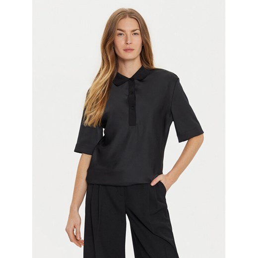 Calvin Klein Bluzka K20K207977 Czarny Regular Fit ze sklepu MODIVO w kategorii Bluzki damskie - zdjęcie 182607636