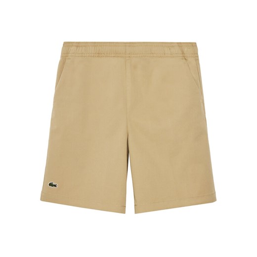 Lacoste Szorty sportowe FJ5242 Beżowy Regular Fit ze sklepu MODIVO w kategorii Spodenki chłopięce - zdjęcie 182607639
