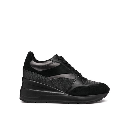 Geox Sneakersy D Zosma D368LA 0LY22 C9999 Czarny ze sklepu MODIVO w kategorii Buty sportowe damskie - zdjęcie 182607676