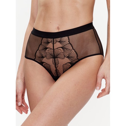 Undress Code Figi klasyczne z wysokim stanem Adore Czarny ze sklepu MODIVO w kategorii Majtki damskie - zdjęcie 182607719