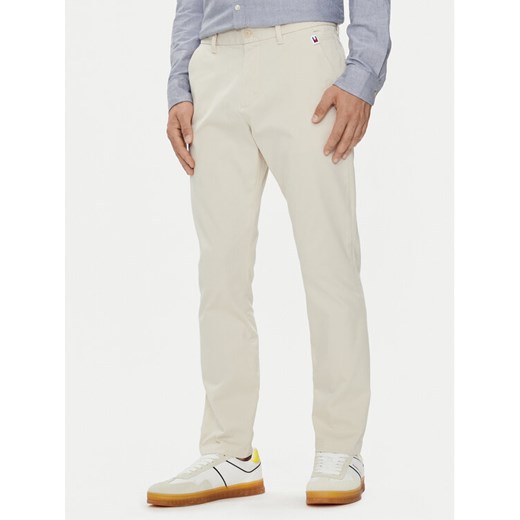Tommy Jeans Chinosy Austin DM0DM19486 Beżowy Slim Fit Tommy Jeans 36_32 MODIVO
