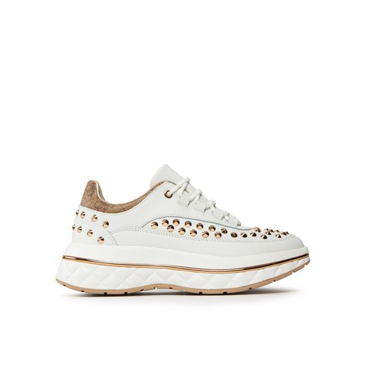 Guess Sneakersy Kyra FLPKYR LEM12 Biały ze sklepu MODIVO w kategorii Buty sportowe damskie - zdjęcie 182607737