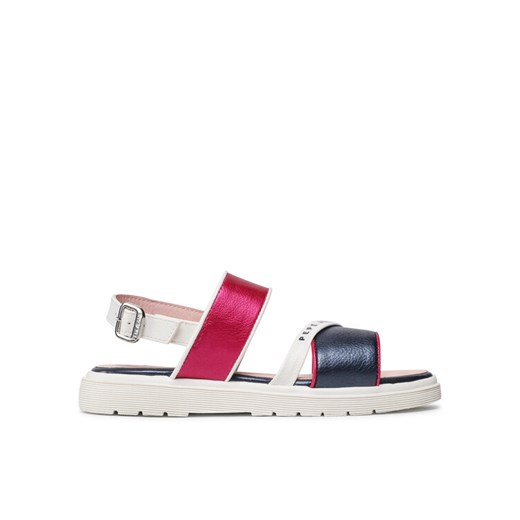 Pepe Jeans Sandały Wendy Logo PGS90183 Różowy ze sklepu MODIVO w kategorii Sandały dziecięce - zdjęcie 182607765
