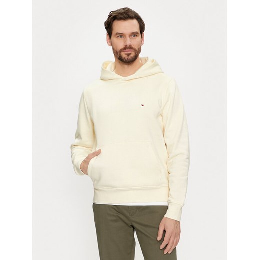 Tommy Hilfiger Bluza Flag Logo MW0MW34266 Beżowy Regular Fit ze sklepu MODIVO w kategorii Bluzy męskie - zdjęcie 182607857