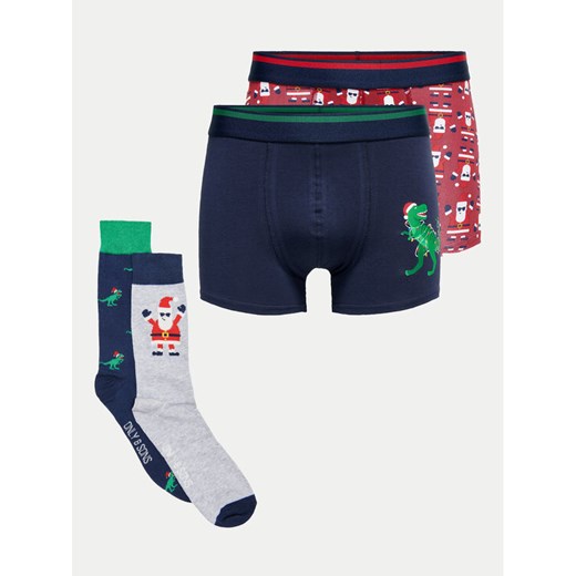 Only & Sons Komplet bielizny Xmas Box 22030904 Kolorowy ze sklepu MODIVO w kategorii Majtki męskie - zdjęcie 182607875