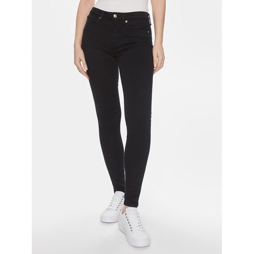 Tommy Hilfiger Jeansy WW0WW41295 Granatowy Skinny Fit ze sklepu MODIVO w kategorii Jeansy damskie - zdjęcie 182607897