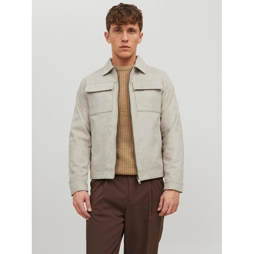 Jack&Jones Kurtka z imitacji skóry Payton 12213082 Beżowy Regular Fit ze sklepu MODIVO w kategorii Kurtki męskie - zdjęcie 182607915