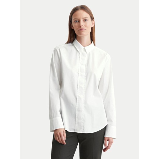 Marc O'Polo Koszula 408 0901 42453 Biały Regular Fit ze sklepu MODIVO w kategorii Koszule damskie - zdjęcie 182607938
