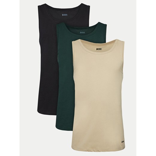 Boss Komplet 3 tank topów 50517863 Kolorowy Regular Fit ze sklepu MODIVO w kategorii T-shirty męskie - zdjęcie 182607967
