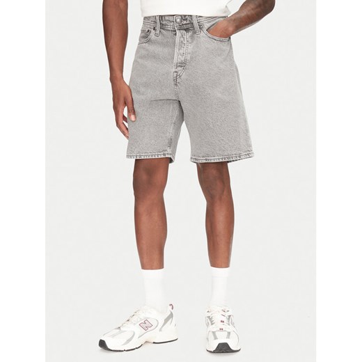 Jack&Jones Szorty jeansowe Tony 12269489 Szary Loose Fit ze sklepu MODIVO w kategorii Spodenki męskie - zdjęcie 182608016