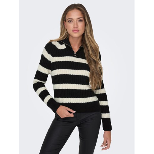 ONLY Sweter 15268818 Czarny Regular Fit ze sklepu MODIVO w kategorii Swetry damskie - zdjęcie 182608058
