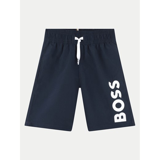 Boss Szorty kąpielowe J50662 D Granatowy Regular Fit ze sklepu MODIVO w kategorii Kąpielówki chłopięce - zdjęcie 182608125