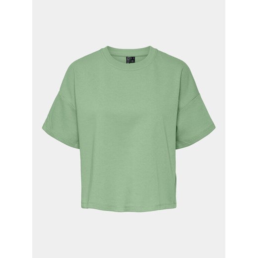 Pieces T-Shirt Chilli Summer 17118870 Zielony Loose Fit ze sklepu MODIVO w kategorii Bluzki damskie - zdjęcie 182608167