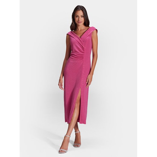 Swing Sukienka koktajlowa 5AG24900 Różowy Slim Fit Swing 34 MODIVO