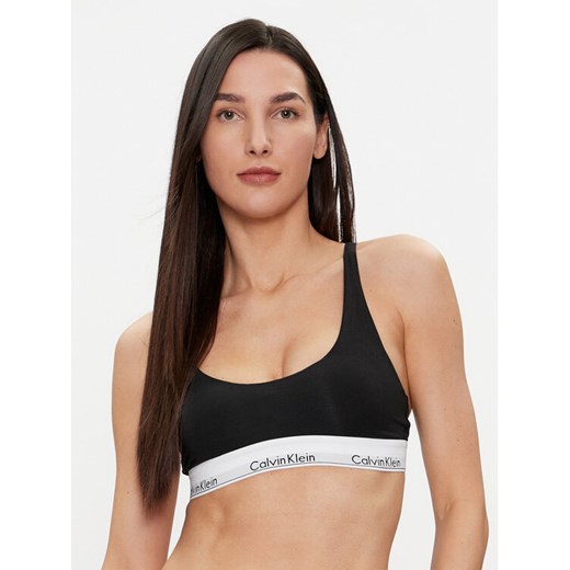 Calvin Klein Underwear Biustonosz top 000QF7586E Czarny ze sklepu MODIVO w kategorii Biustonosze - zdjęcie 182608335
