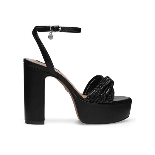 Nine West Sandały WFA2736-1 Czarny ze sklepu MODIVO w kategorii Sandały damskie - zdjęcie 182608375