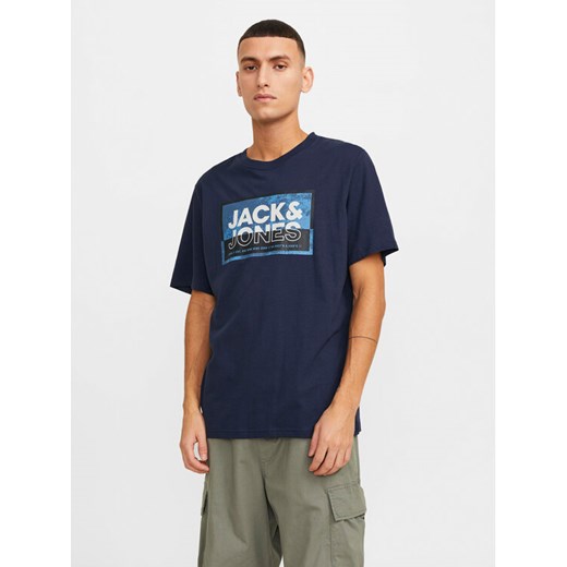 Jack&Jones T-Shirt Logan 12253442 Granatowy Standard Fit S MODIVO
