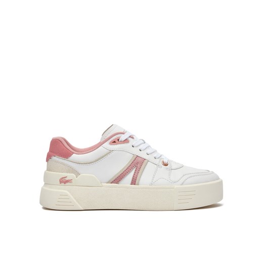 Lacoste Sneakersy L002 Evo 747SFA0050 Biały ze sklepu MODIVO w kategorii Buty sportowe damskie - zdjęcie 182608429
