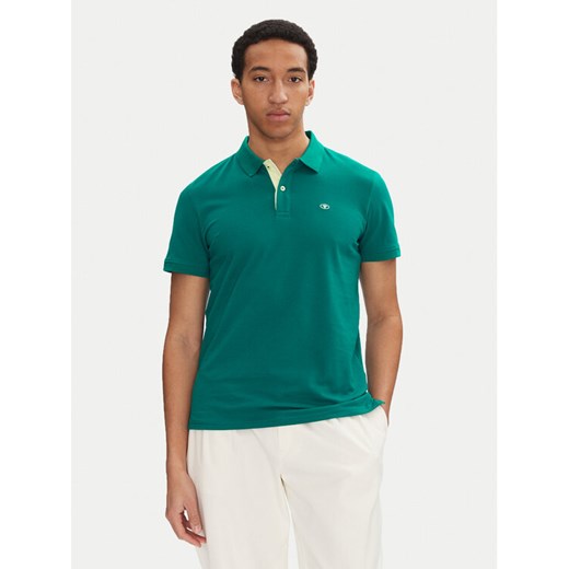 Tom Tailor Polo 1031006 Zielony Regular Fit ze sklepu MODIVO w kategorii T-shirty męskie - zdjęcie 182608435