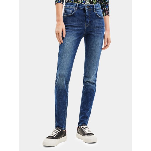 Desigual Jeansy 23WWDD90 Niebieski Skinny Fit ze sklepu MODIVO w kategorii Jeansy damskie - zdjęcie 182608498
