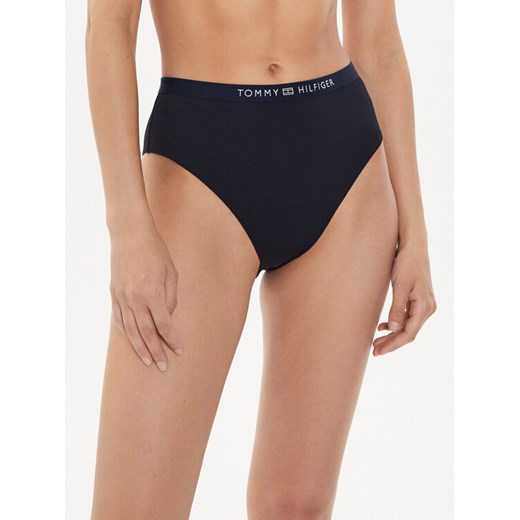 Tommy Hilfiger Dół od bikini UW0UW05261 Granatowy ze sklepu MODIVO w kategorii Stroje kąpielowe - zdjęcie 182608549