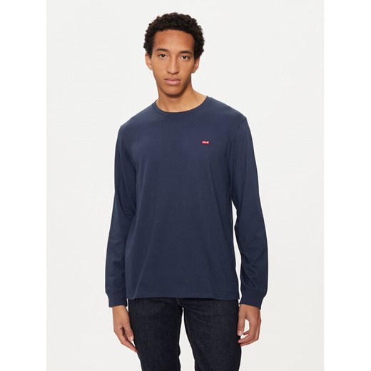 Levi's® Longsleeve Original Logo Tee 72848-0001 Granatowy Regular Fit ze sklepu MODIVO w kategorii T-shirty męskie - zdjęcie 182608567