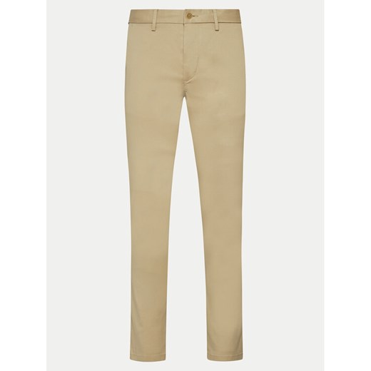 Tommy Hilfiger Chinosy Core Denton MW0MW28884 Beżowy Straight Fit ze sklepu MODIVO w kategorii Spodnie męskie - zdjęcie 182608665