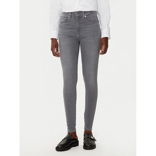 BOSS Jeansy Maye 50529981 Szary Slim Fit ze sklepu MODIVO w kategorii Jeansy damskie - zdjęcie 182608805