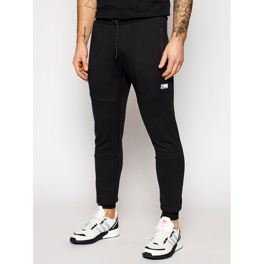 Jack&Jones Spodnie dresowe Will Air Sweat Noos 12184970 Czarny Regular Fit ze sklepu MODIVO w kategorii Spodnie męskie - zdjęcie 182608817