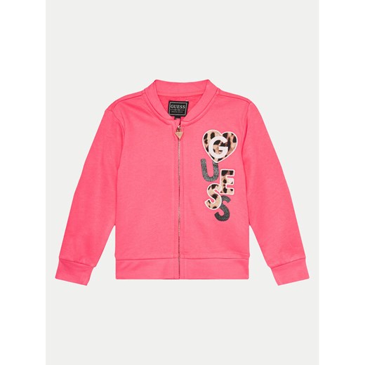Guess Bluza K4BQ04 KAX73 Różowy Regular Fit ze sklepu MODIVO w kategorii Bluzy dziewczęce - zdjęcie 182608868