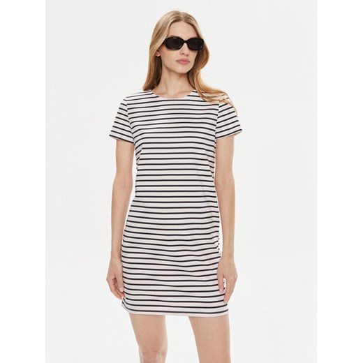 Vero Moda Sukienka codzienna Abby 10304718 Biały Regular Fit ze sklepu MODIVO w kategorii Sukienki - zdjęcie 182608869