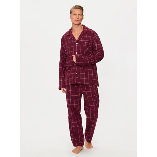 Polo Ralph Lauren Piżama 714915969004 Czerwony Regular Fit ze sklepu MODIVO w kategorii Piżamy męskie - zdjęcie 182608905