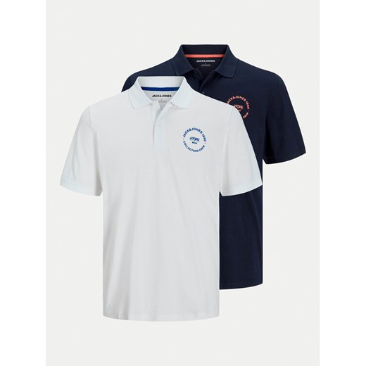 Jack&Jones Komplet 2 koszulek polo Simon 12276428 Kolorowy Regular Fit ze sklepu MODIVO w kategorii T-shirty męskie - zdjęcie 182608939