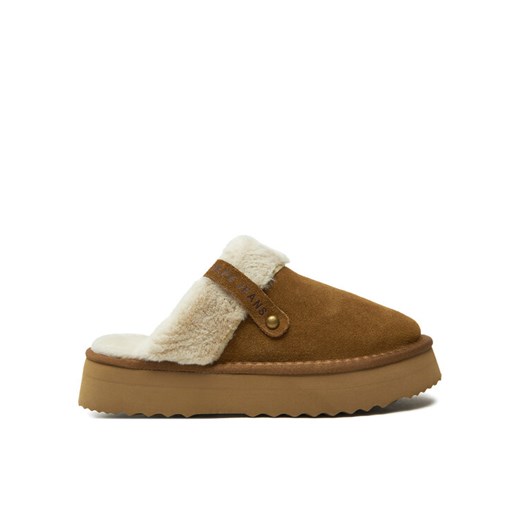 Pepe Jeans Kapcie PLS10421 Brązowy ze sklepu MODIVO w kategorii Kapcie damskie - zdjęcie 182608986