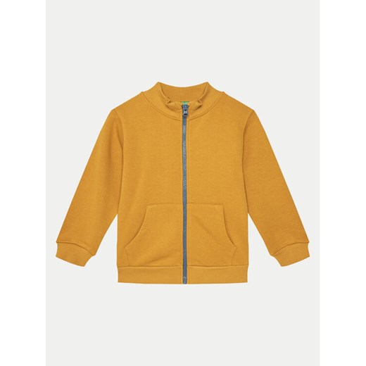 United Colors Of Benetton Bluza 3PANG503L Żółty Regular Fit ze sklepu MODIVO w kategorii Bluzy chłopięce - zdjęcie 182609026