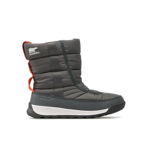 Sorel Śniegowce Youth Whitney™ II Puffy Mid Wp NY3873-054 Szary ze sklepu MODIVO w kategorii Buty zimowe dziecięce - zdjęcie 182609027