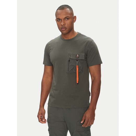 Parajumpers T-Shirt Mojave 25SMPMTSRE07 Zielony Regular Fit ze sklepu MODIVO w kategorii T-shirty męskie - zdjęcie 182609085