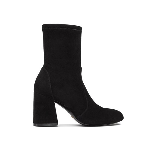 Stuart Weitzman Botki Flareblock 85 Str Bt SF414 Czarny ze sklepu MODIVO w kategorii Botki - zdjęcie 182609097