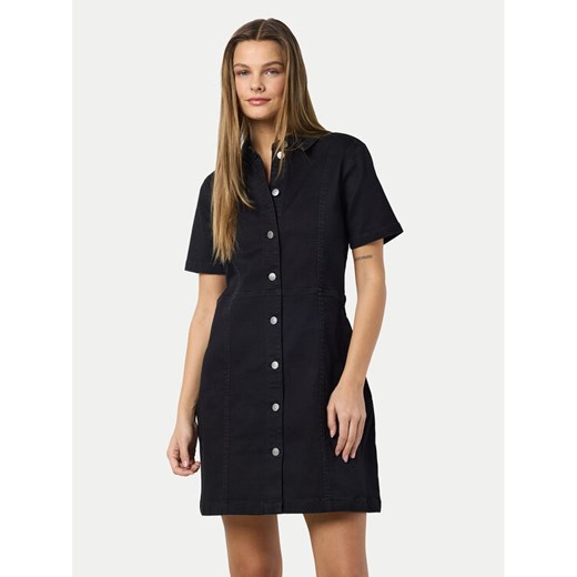 Noisy May Sukienka jeansowa Nisa 27032980 Czarny Slim Fit ze sklepu MODIVO w kategorii Sukienki - zdjęcie 182609099