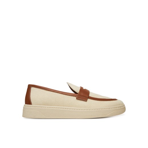 GIUSEPPE ZANOTTI Mokasyny RM50025 Écru ze sklepu MODIVO w kategorii Mokasyny męskie - zdjęcie 182609129