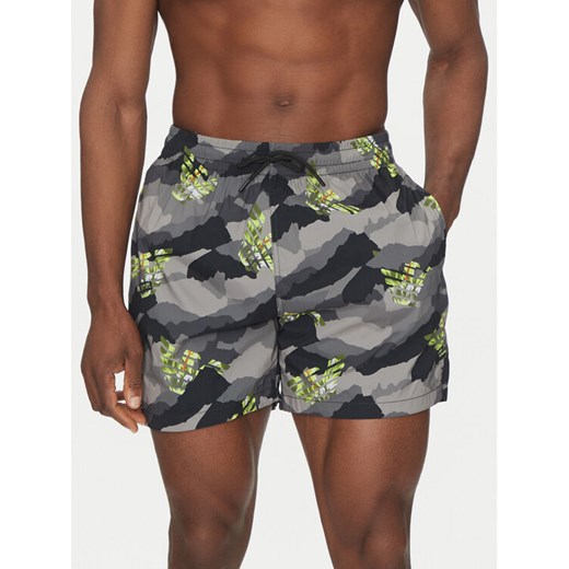 Emporio Armani Underwear Szorty kąpielowe EM000688 AF12340 FC118 Czarny Regular Fit ze sklepu MODIVO w kategorii Kąpielówki - zdjęcie 182609169