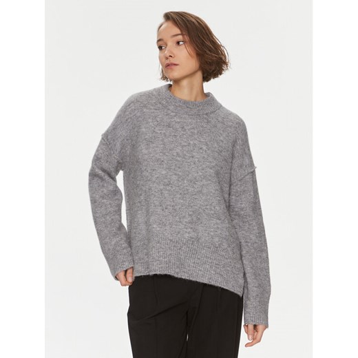 DAY BIRGER ÉT MIKKELSEN Sweter Josie 100420 Szary Relaxed Fit ze sklepu MODIVO w kategorii Swetry damskie - zdjęcie 182609225