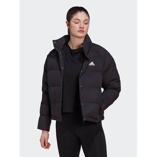 adidas Kurtka puchowa Helionic Relaxed Down HG8696 Czarny Loose Fit ze sklepu MODIVO w kategorii Kurtki damskie - zdjęcie 182609238